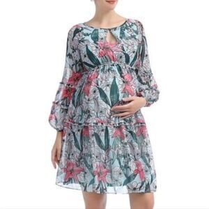 Kimi + Kai Maternity "Nia" Babydoll Dress